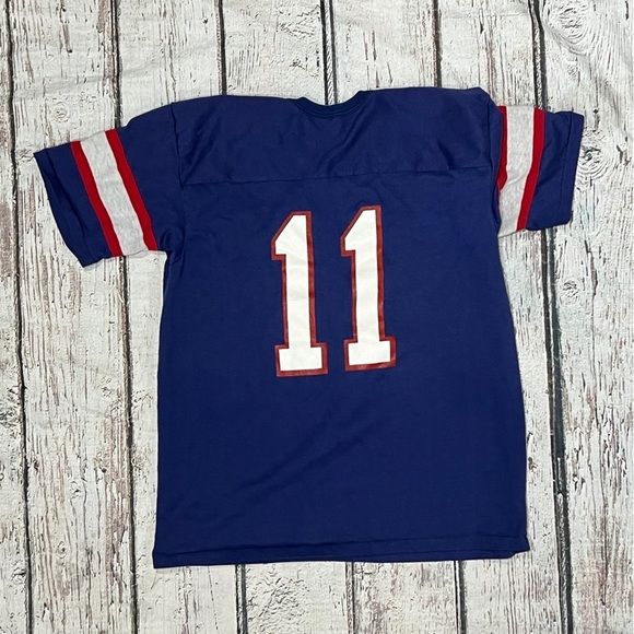 Vintage 80s Phil Simms New York Giants Rawlings NFL Football 1980s Tshirt - Picture 2 of 7